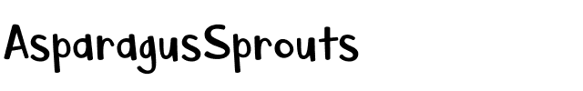 AsparagusSprouts.ttf