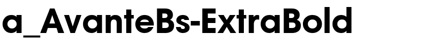 a_AvanteBs-ExtraBold.ttf