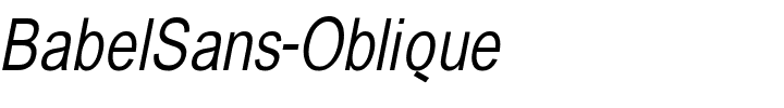 BabelSans-Oblique.ttf