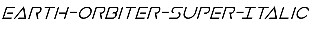 Earth-Orbiter-Super-Italic.ttf download Earth-Orbiter-Super-Italic.ttf