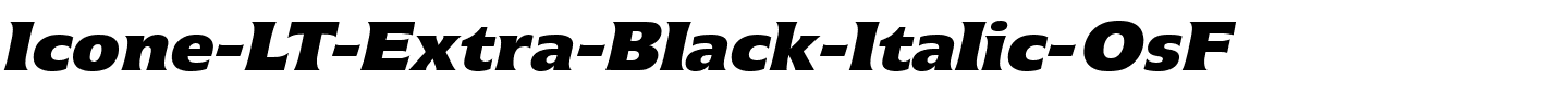 Icone-LT-Extra-Black-Italic-OsF.ttf download Icone-LT-Extra-Black-Italic-OsF.ttf