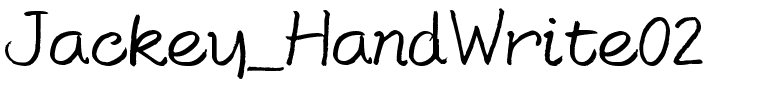 Jackey_HandWrite02.ttf