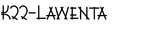 K22-Lawenta.otf