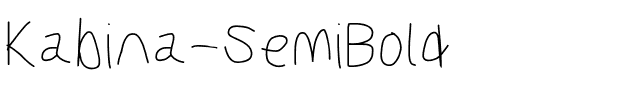 Kabina-SemiBold.otf
