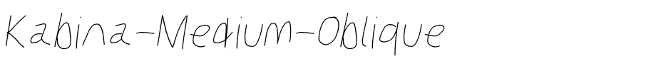 Kabina-Medium-Oblique.otf