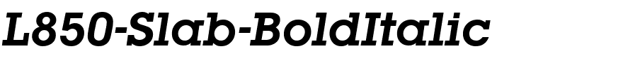 L850-Slab-BoldItalic.ttf