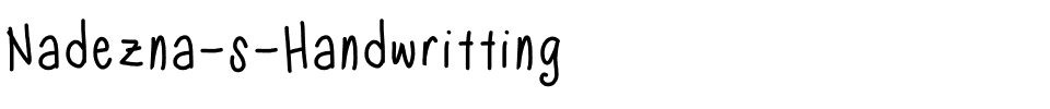 Nadezna-s-Handwritting.ttf