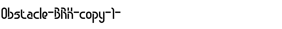 Obstacle-BRK-copy-1-.ttf