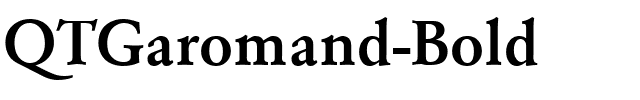 QTGaromand-Bold.ttf