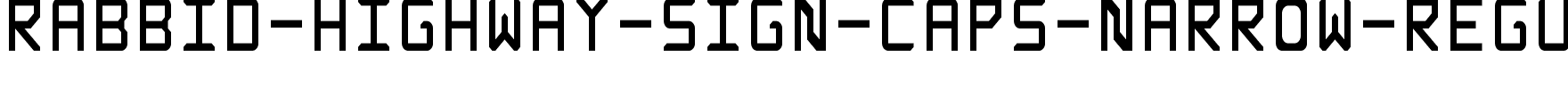 Rabbid-Highway-Sign-Caps-Narrow-Regular.ttf download Rabbid-Highway-Sign-Caps-Narrow-Regular.ttf