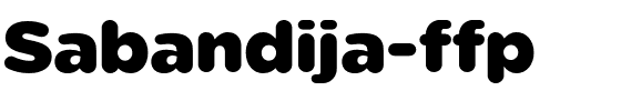 Sabandija-ffp.otf