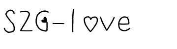 S2G-love.ttf