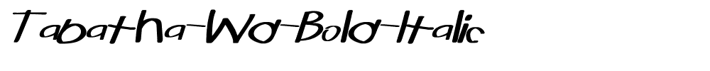 Tabatha-Wd-Bold-Italic.ttf