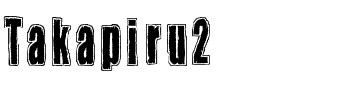 Takapiru2.ttf