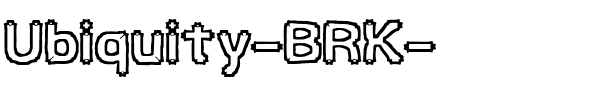 Ubiquity-BRK-.ttf