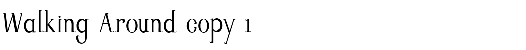 Walking-Around-copy-1-.ttf