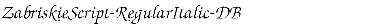 ZabriskieScript-RegularItalic-DB.ttf download ZabriskieScript-RegularItalic-DB.ttf