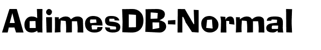 AdimesDB-Normal.ttf