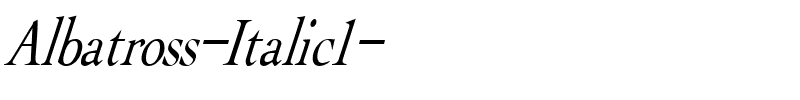 Albatross-Italic1-.ttf