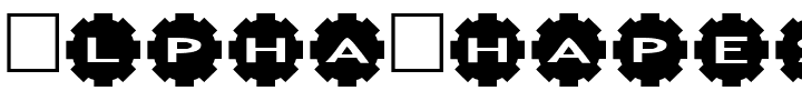 AlphaShapes-gears.ttf
