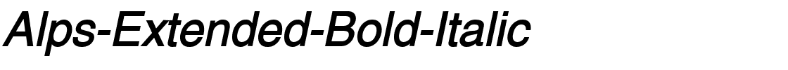 Alps-Extended-Bold-Italic.ttf