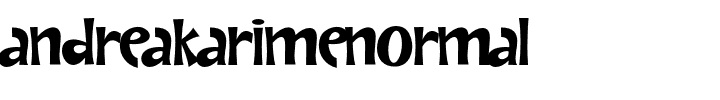 AndreaKarimeNormal.otf