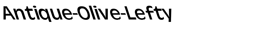 Antique-Olive-Lefty.ttf