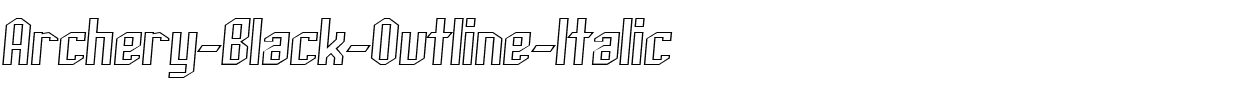 Archery-Black-Outline-Italic.ttf