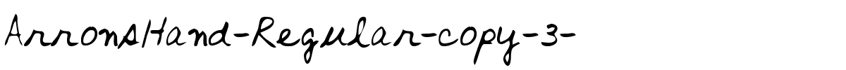 ArronsHand-Regular-copy-3-.ttf