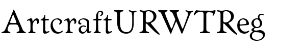 ArtcraftURWTReg.ttf