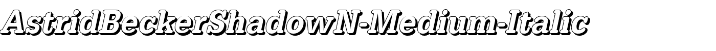 AstridBeckerShadowN-Medium-Italic.ttf