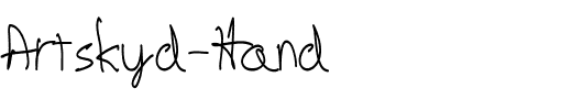 Artskyd-Hand.ttf