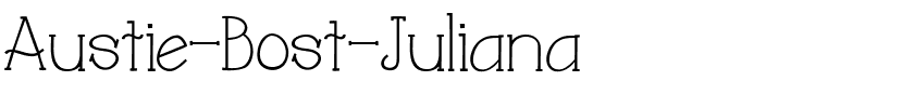 Austie-Bost-Juliana.ttf