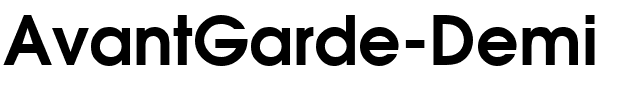 AvantGarde-Demi.ttf