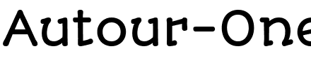 Autour-One.ttf