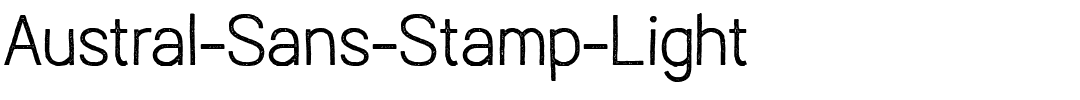 Austral-Sans-Stamp-Light.ttf