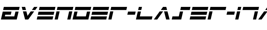 Avenger-Laser-Italic.ttf