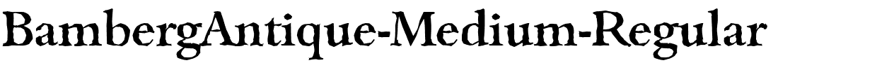 BambergAntique-Medium-Regular.ttf