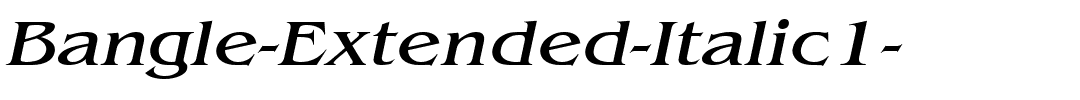 Bangle-Extended-Italic1-.ttf