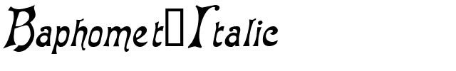 Baphomet-Italic.ttf