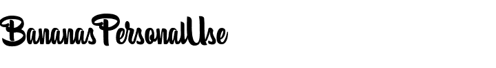 BananasPersonalUse.ttf