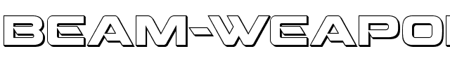Beam-Weapon-3D.ttf
