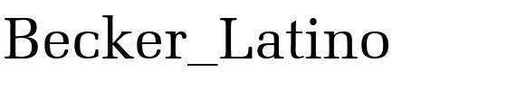 Becker_Latino.ttf