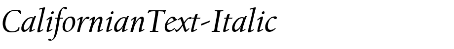 CalifornianText-Italic.ttf