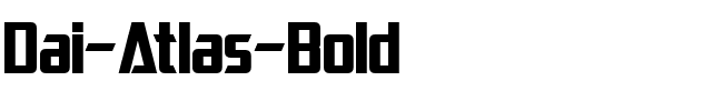 Dai-Atlas-Bold.otf Dai-Atlas-Bold.otf download