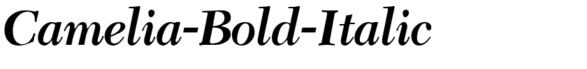 Camelia-Bold-Italic.ttf