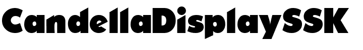 CandellaDisplaySSK.ttf