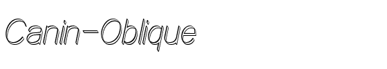 Canin-Oblique.ttf