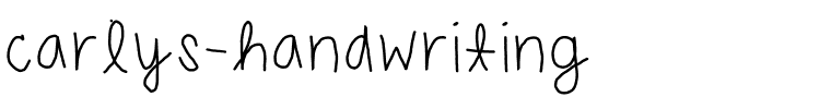 carlys-handwriting.ttf